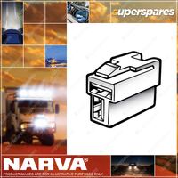 Narva 2 Way Male Quick Connect Connector Housings with Terminals 10 Pack