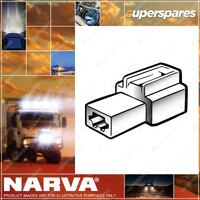 Narva 1 Way Female Quick Connect Connector Housings with Terminals 10 Pack