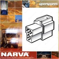 Narva 2 Way Female Quick Connect Connector Housings with Terminals 10 Pack
