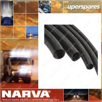 Narva Corrugated Split Sleeve Tubing 7mm Tube Size Corrugated Non Split 100m