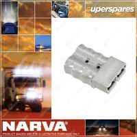 Narva Heavy-Duty 350 Amp Grey Connector Housing with Copper Terminals Blister