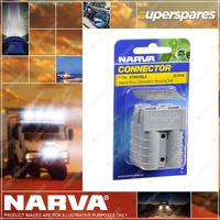 Narva Heavy-Duty 50 Amp Grey Connector Housing with Copper Terminals Blister 2