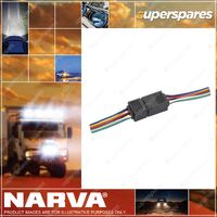 Narva 1 Pair 6 Way Weatherproof Harness Connector Features 270mm of cable