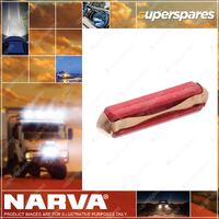 Narva 16 Amps 6AC Ceramic Type Ceramic Fuses Red Color Blister Pack of 5