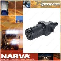 Narva 6 Pin Small Round Plastic Plug Blister 1 Part NO. of 82122BL