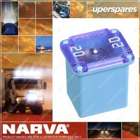 Narva 20 Amp Blue LJC Fusible Link Blister Pack Of 1 Part NO. of 51020BL