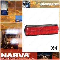 Narva 10¨C30 Volt Model 38 LED Slimline Rear Stop/Tail Lamp Red Color