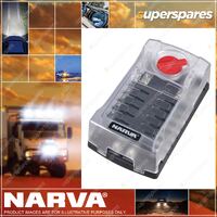 Narva 12Way STD ATS Blade Fuse or Plug-In Circuit Breaker Block Dual Power Input