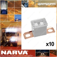 Narva 120 Amp Grey Colour Fusible Link Fues - Short Tab Box of 10 53392