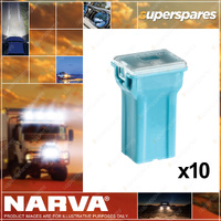Narva 20 Amp Blue Colour Mini Female Fusible Link Fues - Plug In Pack Of 10