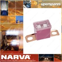Narva 30 Amp Pink Colour Fusible Link - Short Tab Blister Pack Of 1