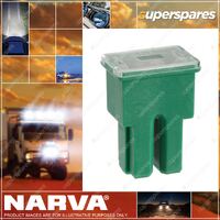 Narva 40 Amp Green Color Female Plug In Fusible Link Box of 10 Part NO.of 53040