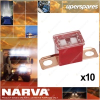 Narva Brand 50 Amp Red Fusible Link Fues - Short Tab - Box of 10 53350