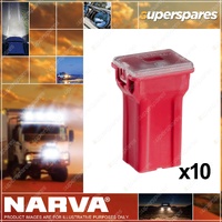 Narva 50 Amp Red Mini Female Fusible Link Fues - Plug In Type Pack of 10