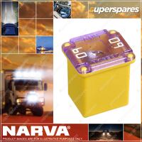Narva 60 Amp Yellow Colour LJC Fusible Link Blister Pack Of 1 51060BL