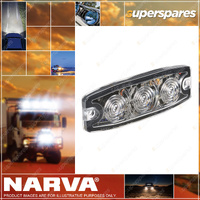Narva High PoweRed Low Profile LED Warning Light Blue - 3 X 1 Watt LEDs