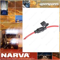 Narva In-Line Standard Ats Blade Fuse Holder With LED Indicator Blister