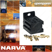 Narva Relay Connectors Suits 4 and 5 pin relays with 6.3mm x 0.8mm flat pin