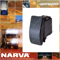 Narva Off/Momentary On Switch With Green LED Suits Switch Panels Blister