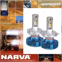 Narva H4 12 / 24V L.E.D Conversion Kit Base P43T with Pair Headlight Globes