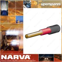 Narva 23A 5mm Single Core Double Insulated Cable Red With Black Sheath 30M