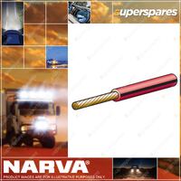 Narva 15Amps 4mm Red Color Single Core Cable With Black Tracer 30M