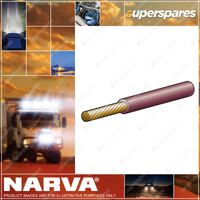 Narva 25 Amps 5mm Brown Color Single Core Cable Length 30 Meters 5815-30BN