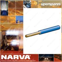 Narva 15 Amps 4mm Blue Single Core Cable Length 100 Meters 5814-100BE