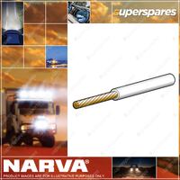 Narva 15 Amps 4mm White Single Core Cable Length 30 Meters 5814-30WE