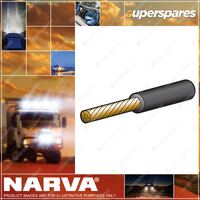 Narva 50 Amps 6mm Black Color Single Core Cable Length 100 Meters 5816-100BK