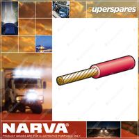Narva 50 Amps 6mm Red Color Single Core Cable Length 100 Meters 5816-100RD