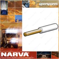 Narva 50 Amps Single Core Cable 6mm White Single Core Cable Length 30m