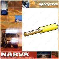 Narva 50 Amps Single Core Cable 6mm Yellow Single Core Cable Length 30m