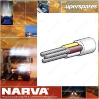 Narva 15A 4mm Multicore Battery Cable 30M White Yellow Color Brown Color