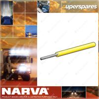 Narva 4 Amps Yellow Colour 2mm Marine Single Core Cable Length 30 Meters