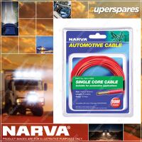 Narva 15 Amps 4mm Red Single Core Cable Length 10 Meters 5814-10RD