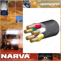 Narva 55A 6mm 5 Cores Road Train Cable 100M Length With Black Sheath