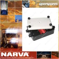 Narva 12 Way Junction Box With Heavy Duty Plastic Suits cable up to 6mm