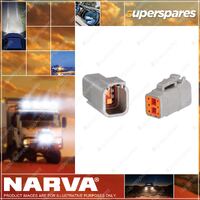 Narva 6 Way Dtm Deutsch Connector Kit Blister Pair - Male/Female 57306BL