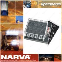 10-Way ATS Blade Fuse Block with Transparent Cover & Single Power-In Terminal