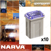 Narva 15Amp Black Female MINI MJC Fusible Links Fuse Pack Of 10 51115