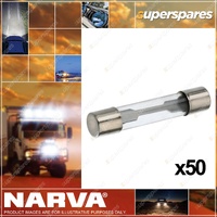 Narva 20 Amp 3Ag Glass Fuse with Internal Soldered Cap Box Of 50 52320