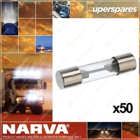 Narva 14 Amp Sfe Glass Fuse with Internal Soldered Cap Box Of 50 52414