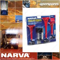 Narva 12 Volt Triple Air Horn Kit Comprisesing High Medium Low dual air horns