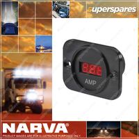 Narva 12 / 24 Volt Dc LED Amp Meter Blister Pack Part NO. of 81136BL