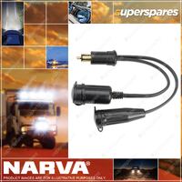 Narva Heavy-Duty Adaptor Merit Plug To Merit And Accessory Sockets Blister Pack