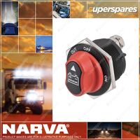 Narva 200 Amp Rotary Battery Master Switch With Removable Keyed Knob Blister 1