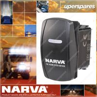 Narva 12 / 24V Off/On L.E.D Illuminated Sealed Rocker Switch Blue Blister Pack