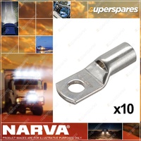 Narva 12mm Cable Size 70 Stud Straight Barrel Cable Lug Pack Of 10
