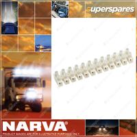 Narva 35A polyamide (nylon) Terminal Connector Stripss Pack of 10